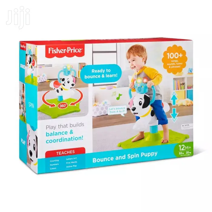 Fisher Price Bounce Spin Puppy