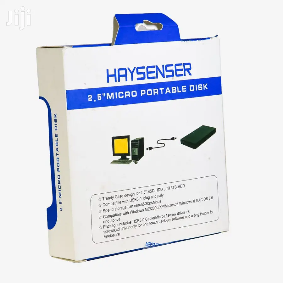 2.5" Usb 3.0 Laptop External Hard Drive Enclosure/ Case