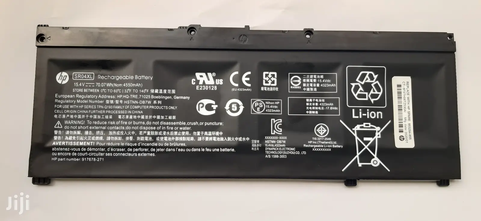 Original Hp Battery Sr04xl for Hp Omen 15-Ce000