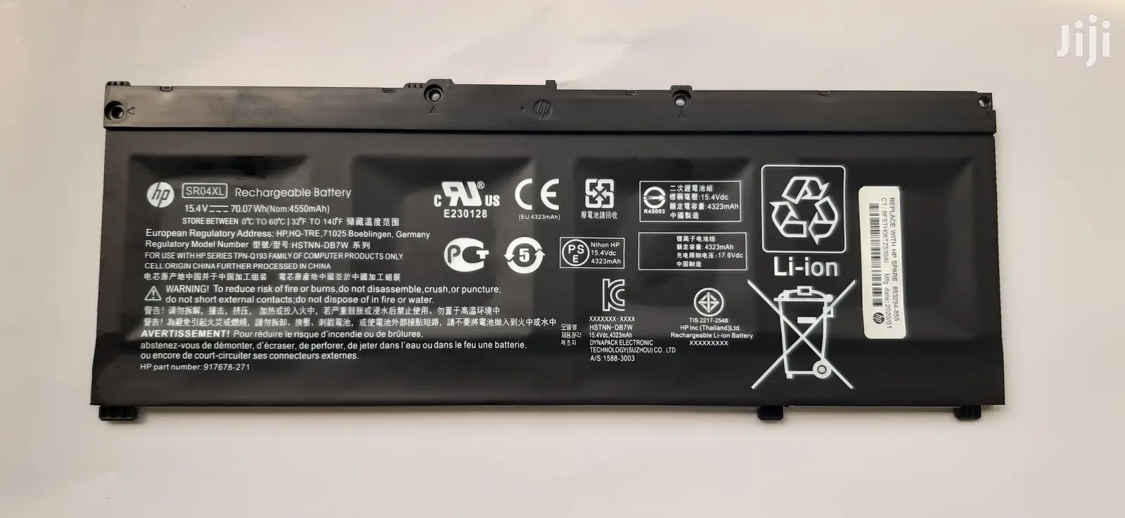 Original Hp Battery Sr04xl for Hp Omen 15-Ce000