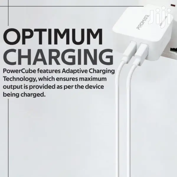 Powercube~36W Fast Charging Dual Port Charger Power Delivery