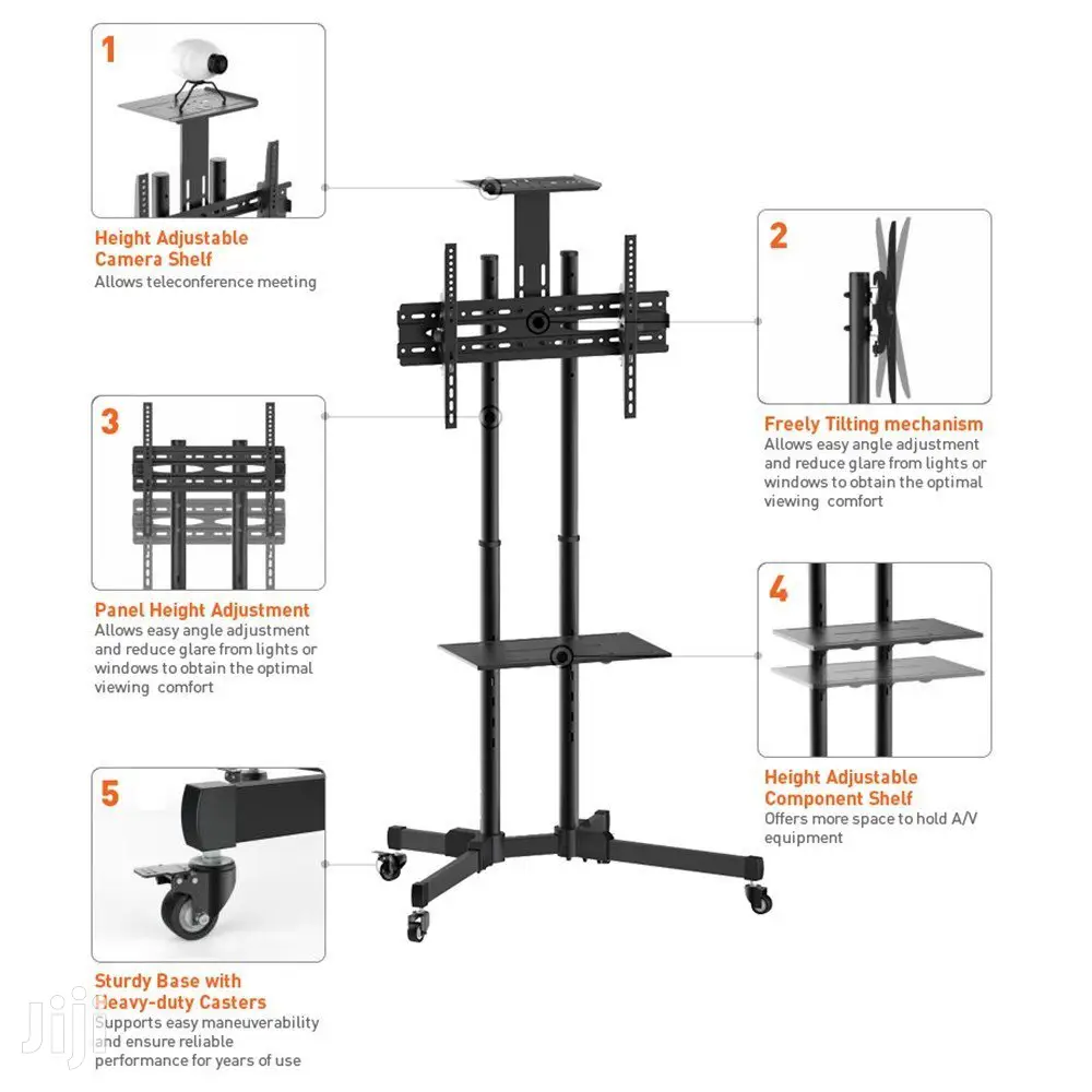 Movable Adjustable Tv Stand