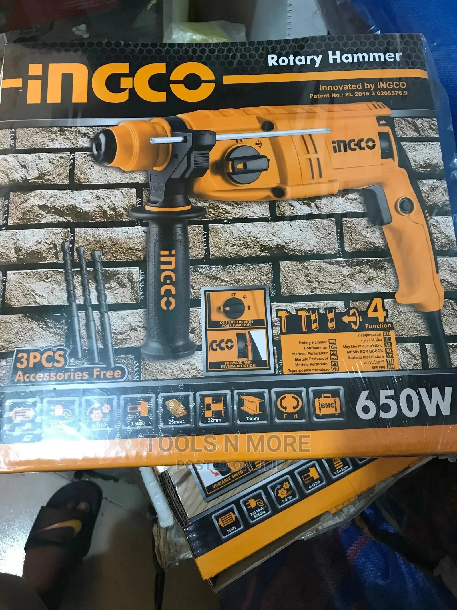 Ingco Rotary Hammer (650 Watts)