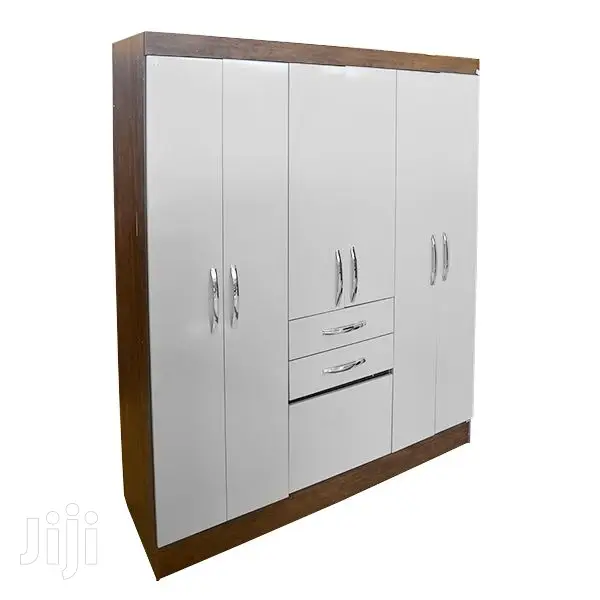 WARDROBE 6DOORS (Brown and White)