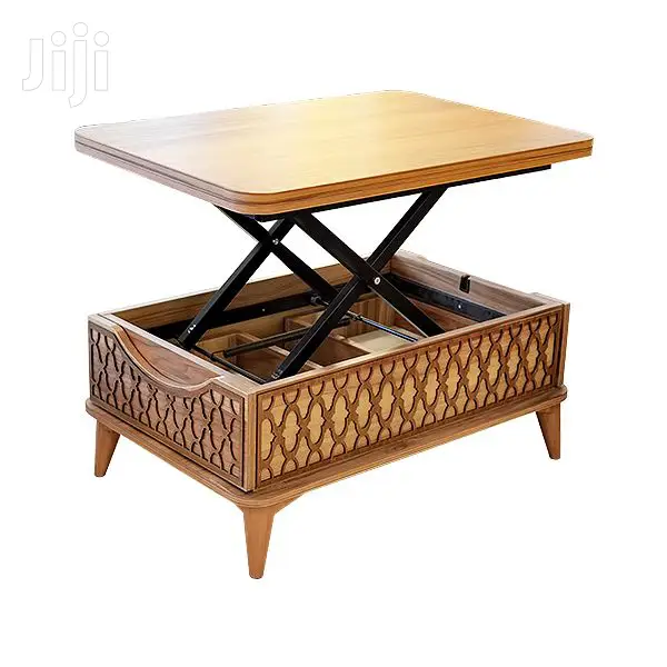 Coffee Table Adjustable Walnut Vezir