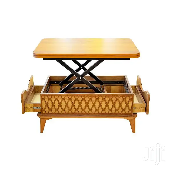 Coffee Table Adjustable Walnut Vezir