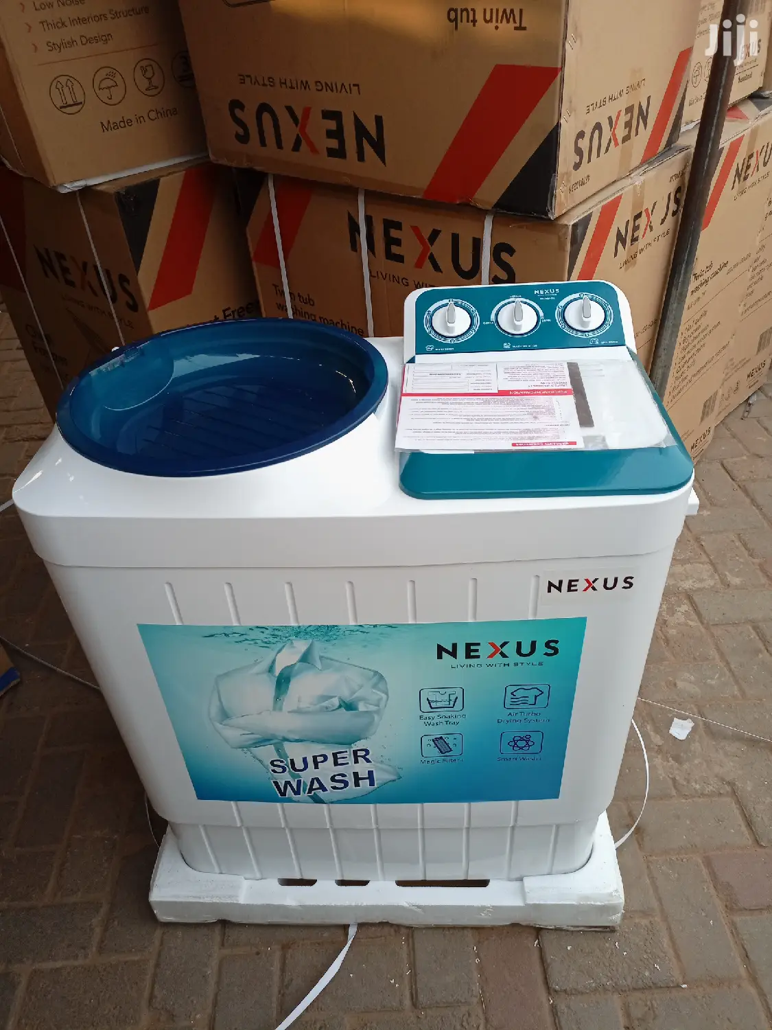 Nexus 15kg Twin Tub Washing Machine