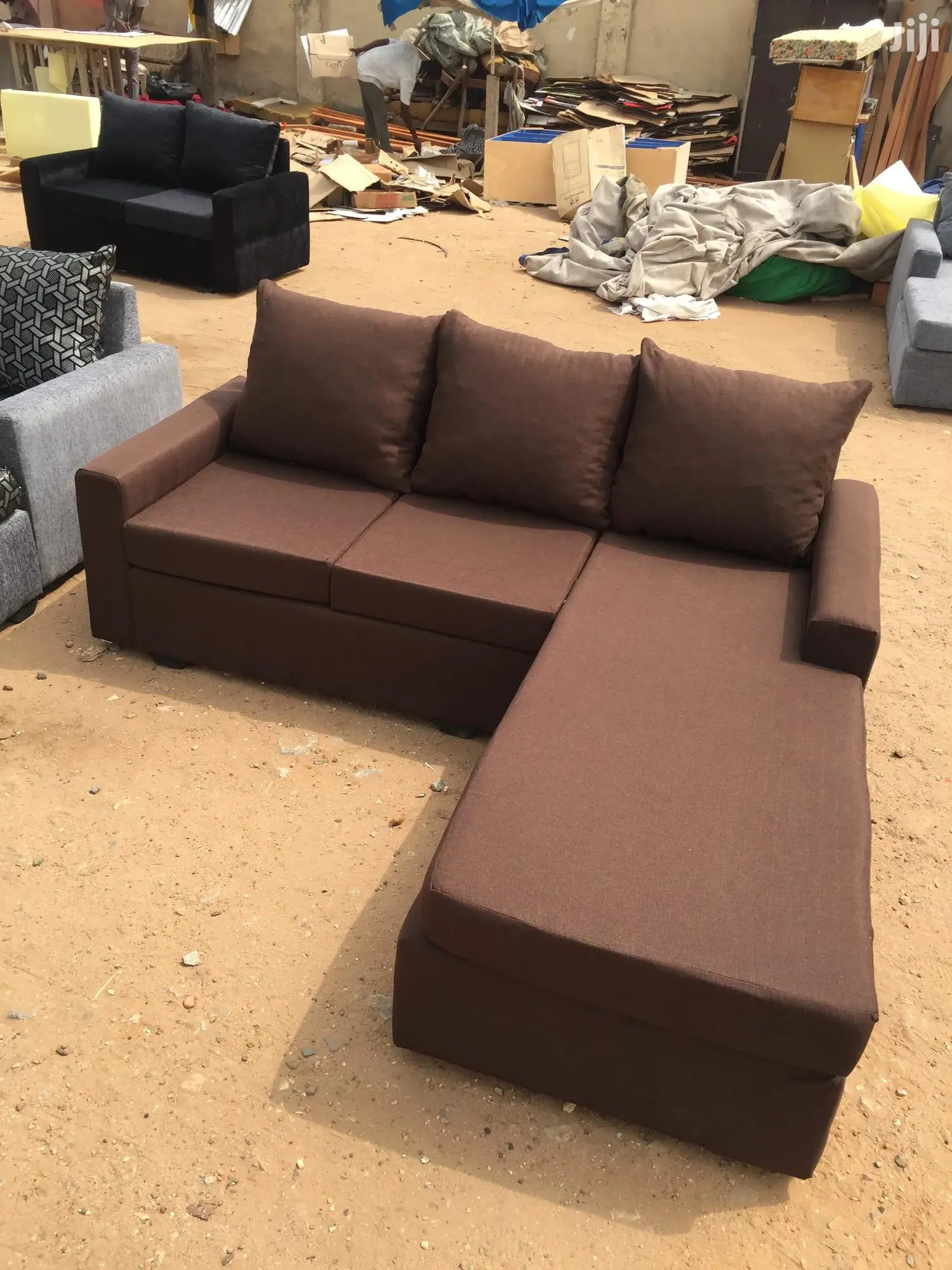 Different Designed Color L Shaped Sofa Chair