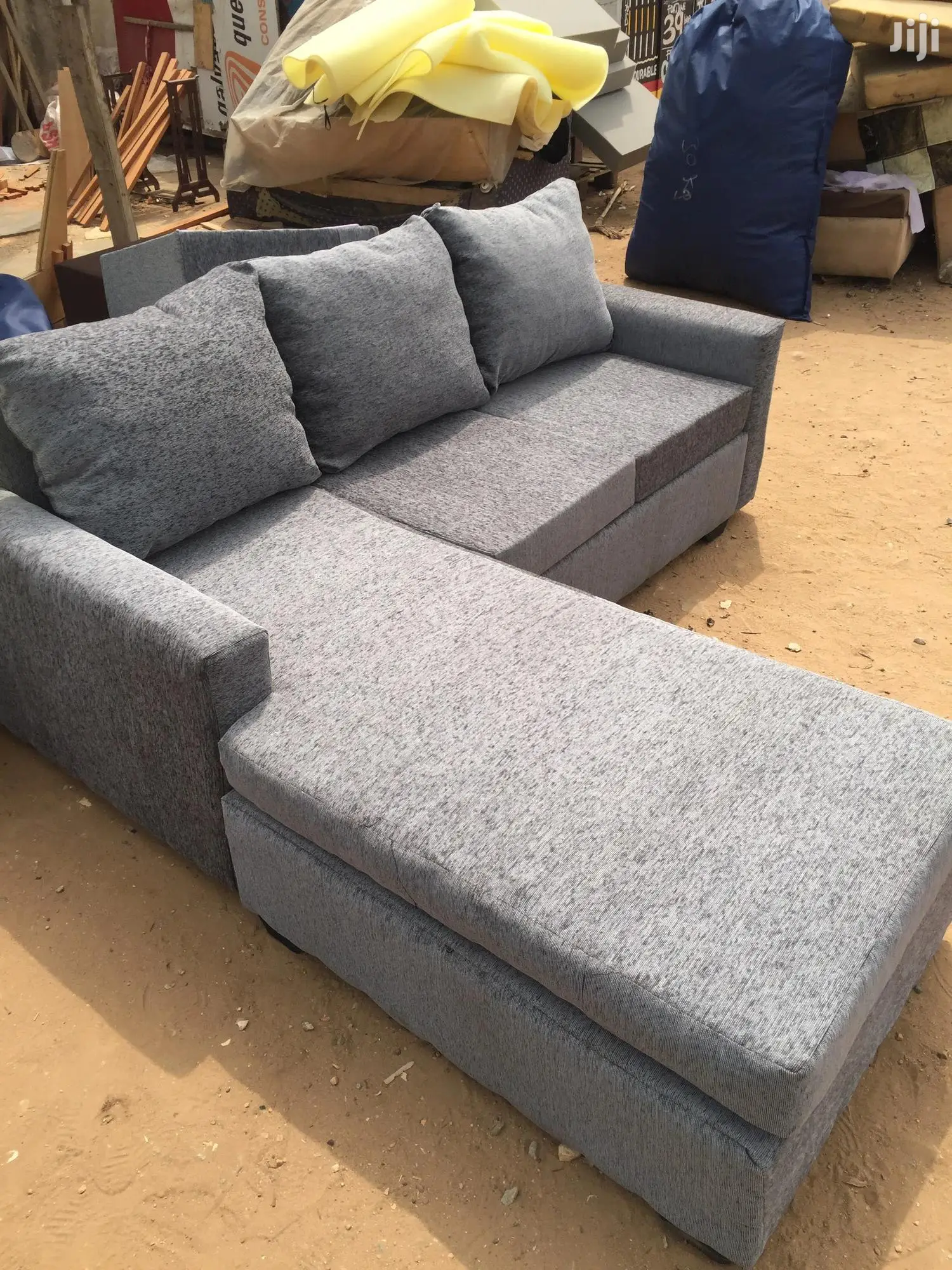 Quality New Fabric L Shaped Sofa Chair for Homes