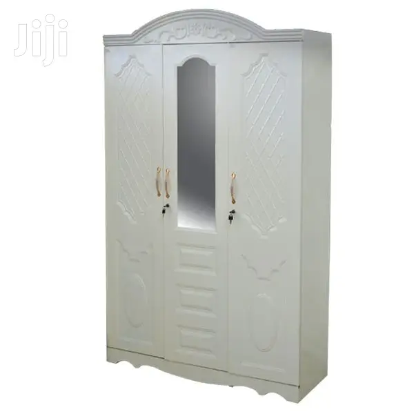 Wardrobe (Metal 3 Doors 1 Drawer)