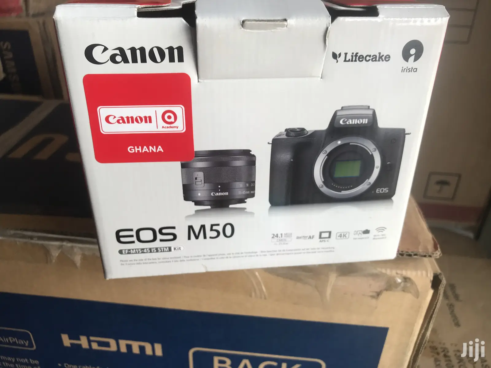 Canon EOS M50 Mirrorless Digital Camera With 15-45mm Lens