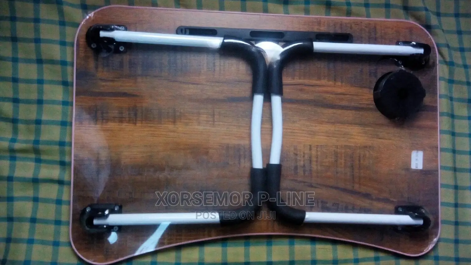Foldable Wooden Laptop Table for Bed, Study Table (60 Cm, 60 Cm)