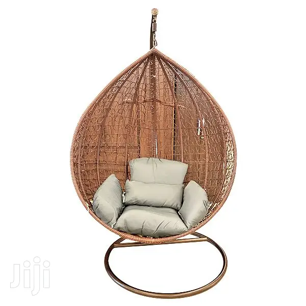 Swing Chair Egg Shaped Brown