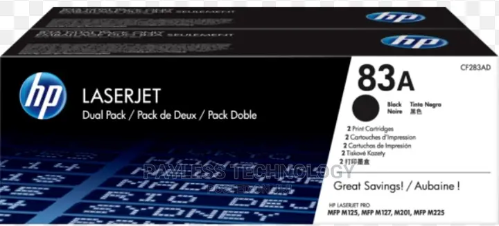 HP 83A Black Toner Cartridges