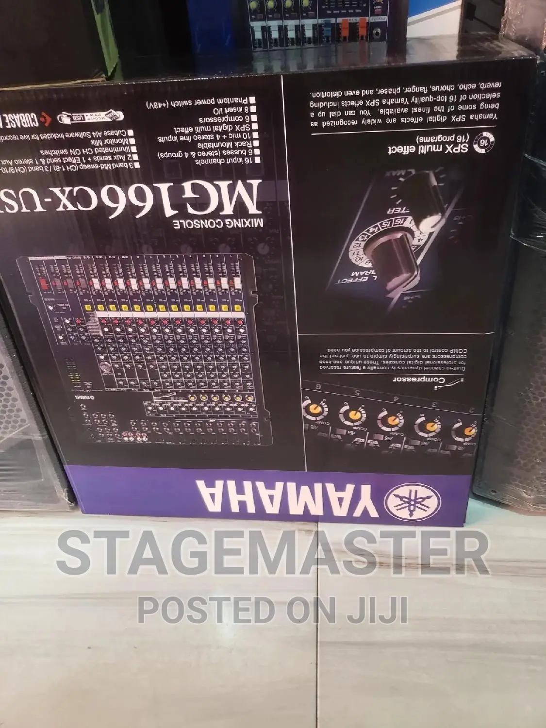 Yamaha Mg 16 Console Mixer. (Adaptor Type)