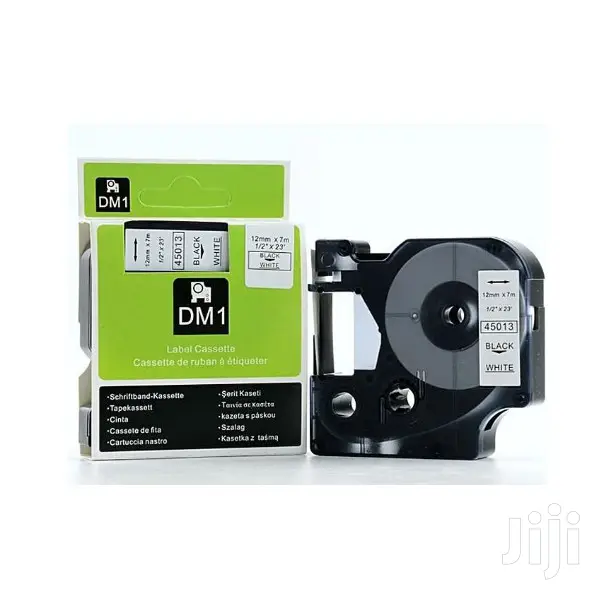 DYMO D1 Label Tape Cassette 12mm X 7 M