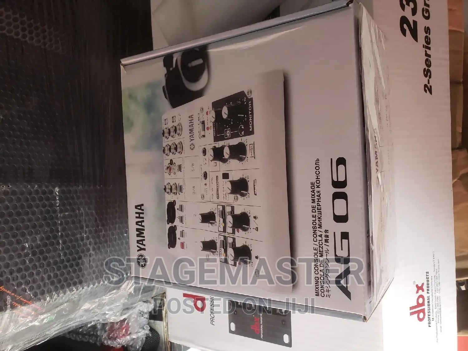 Yamaha Mixer 6 Channel With Sound Card.