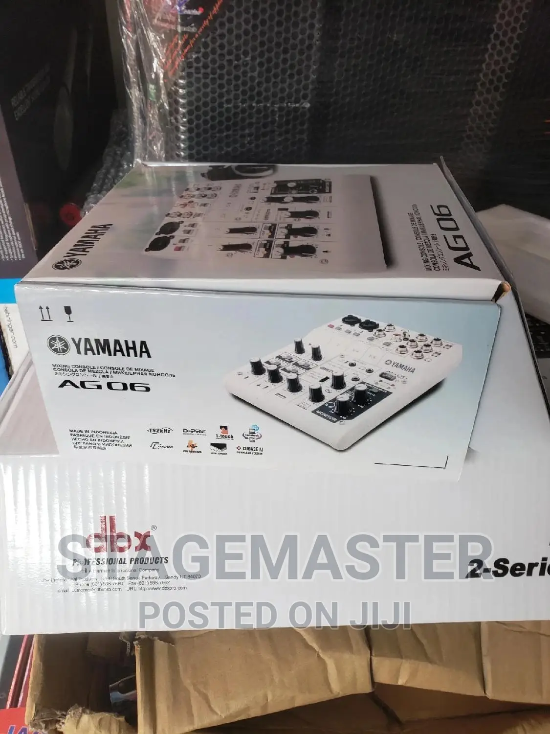 Yamaha Mixer 6 Channel With Sound Card.