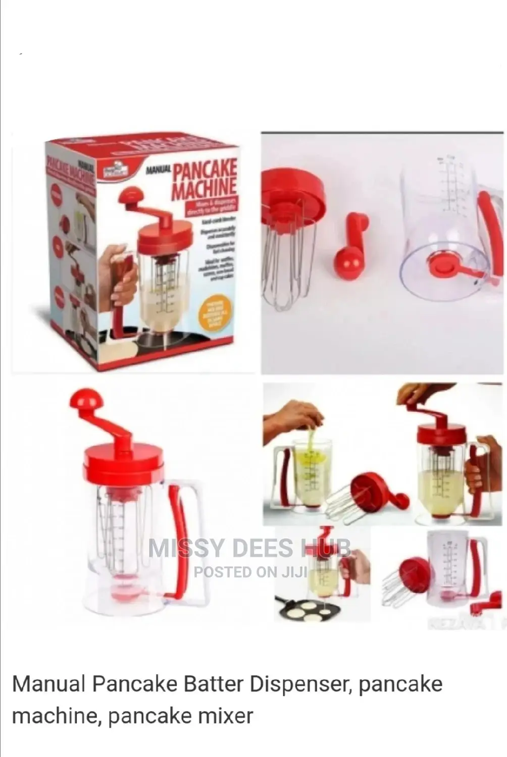Manual Pancake Mixer and Dispenser