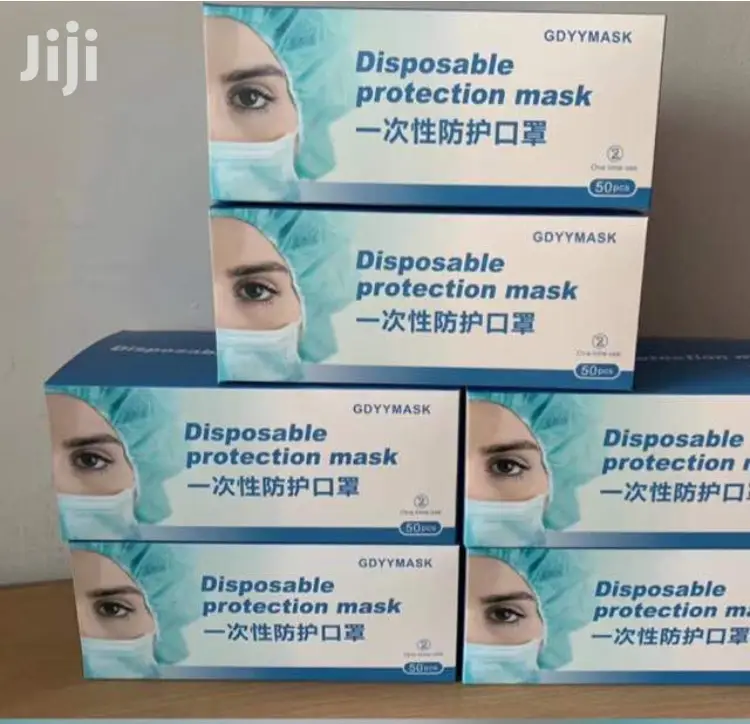 3 - Ply Nosemask With White Inner Lining