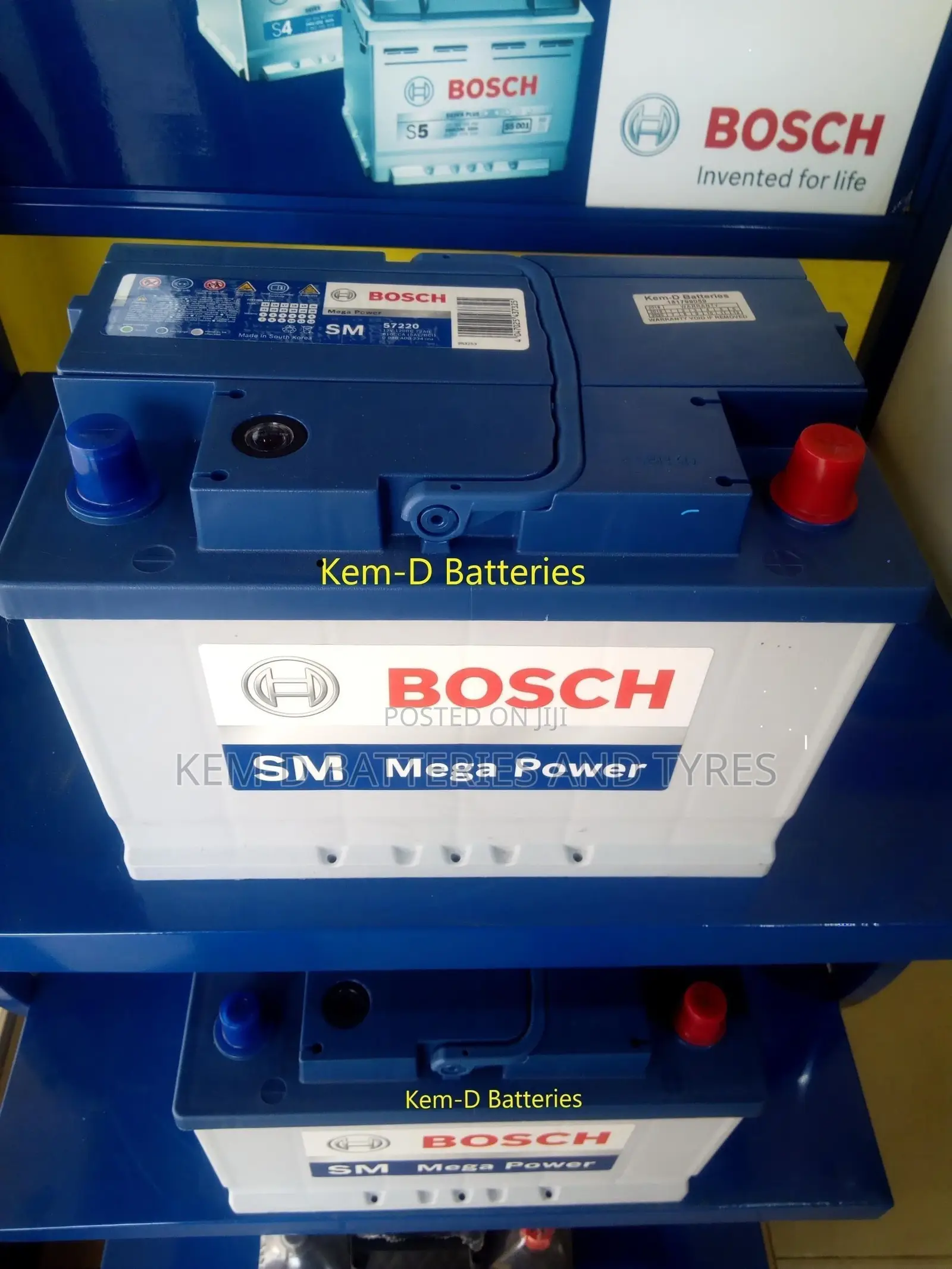 Bosch Battery/70ah/15 Plates/Free Delivery