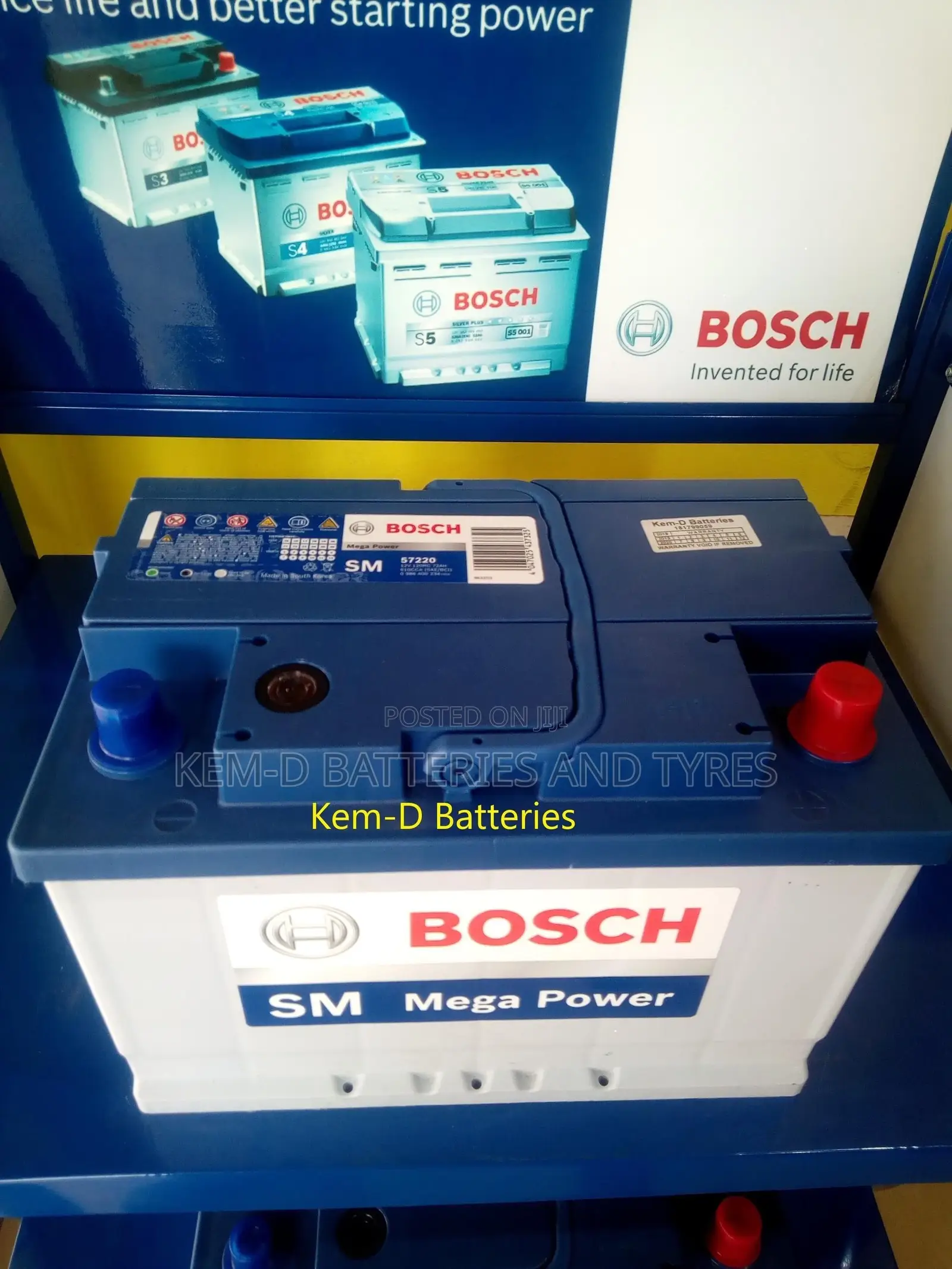 Bosch Battery/70ah/15 Plates/Free Delivery