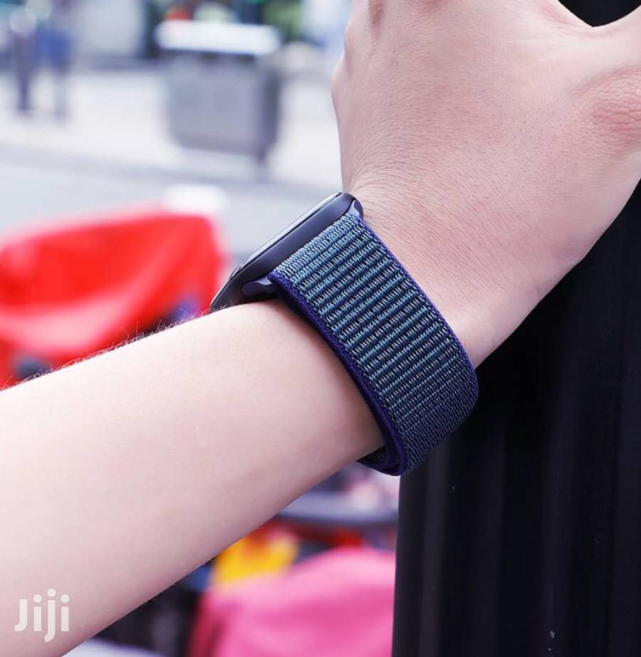 Nylon Crested Sport Apple Watch Band Strap 4 Series 1-11
