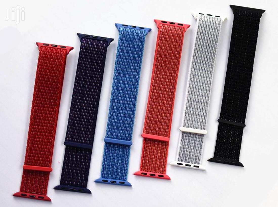 Nylon Crested Sport Apple Watch Band Strap 4 Series 1-11