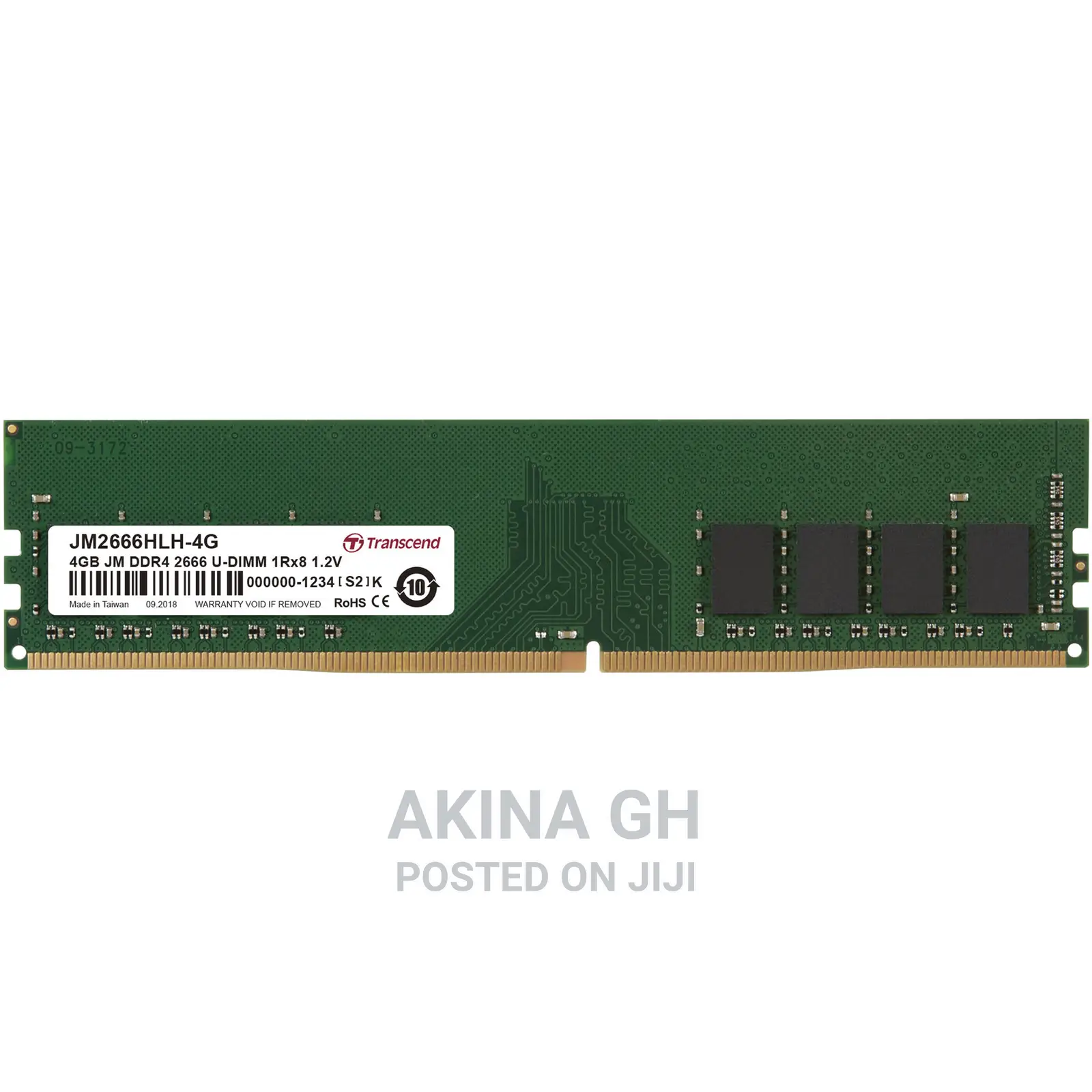 Transcend 4gb Ddr4 2400mhz Desktop RAM