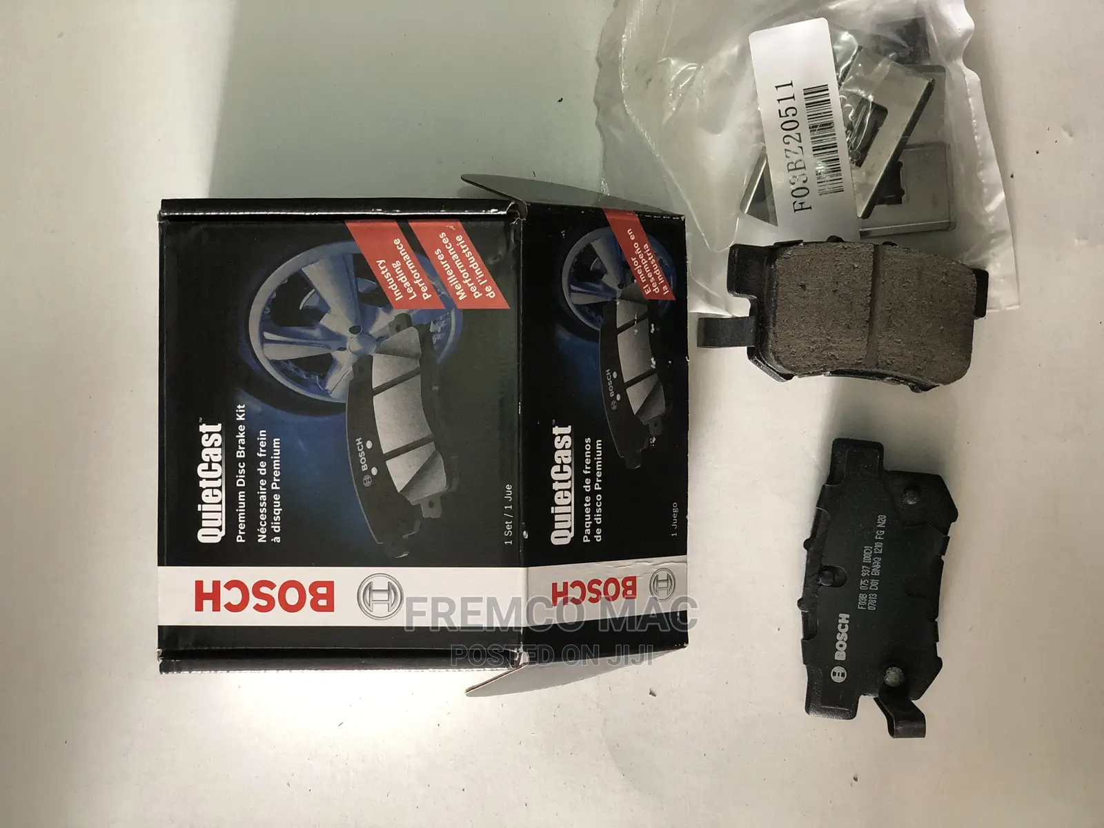 Brake Pad (Bosch) BC537 BACK
