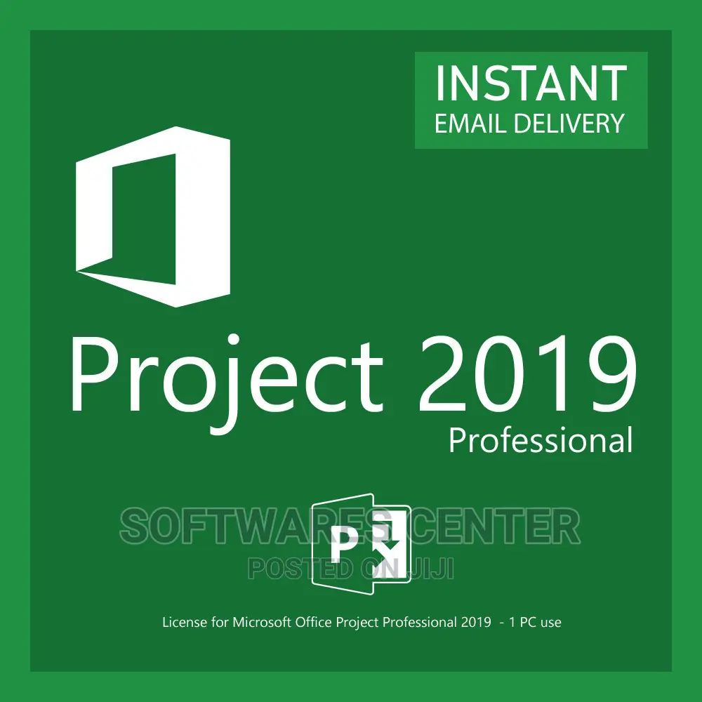 Microsoft Project 2019 Professional License [1 User]