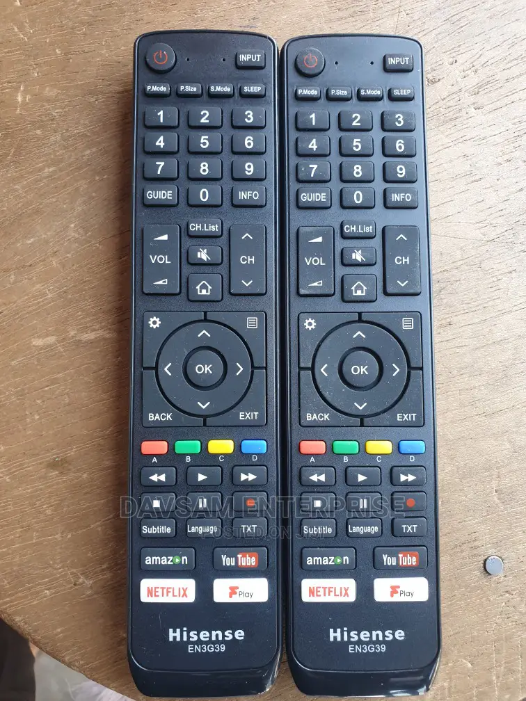 Hi Sense Smart Tv Remote