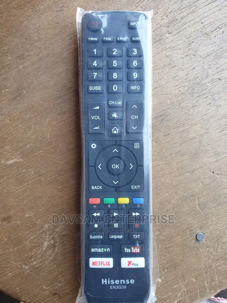 Hi Sense Smart Tv Remote