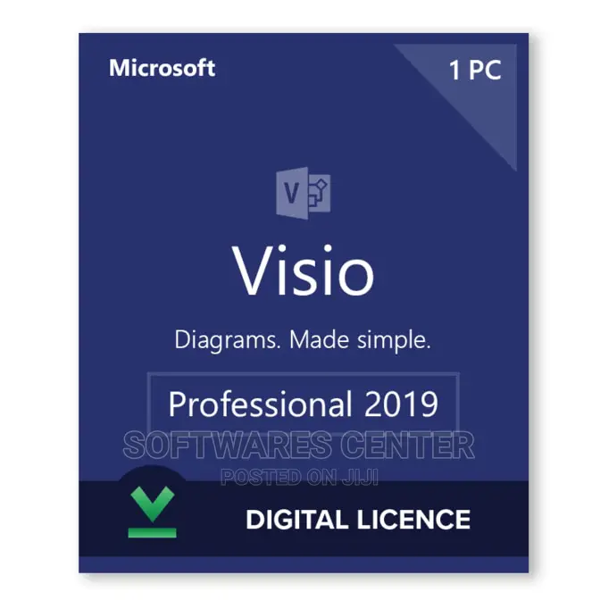 Microsoft Visio 2019 Professional Digital Licence [1 PC]