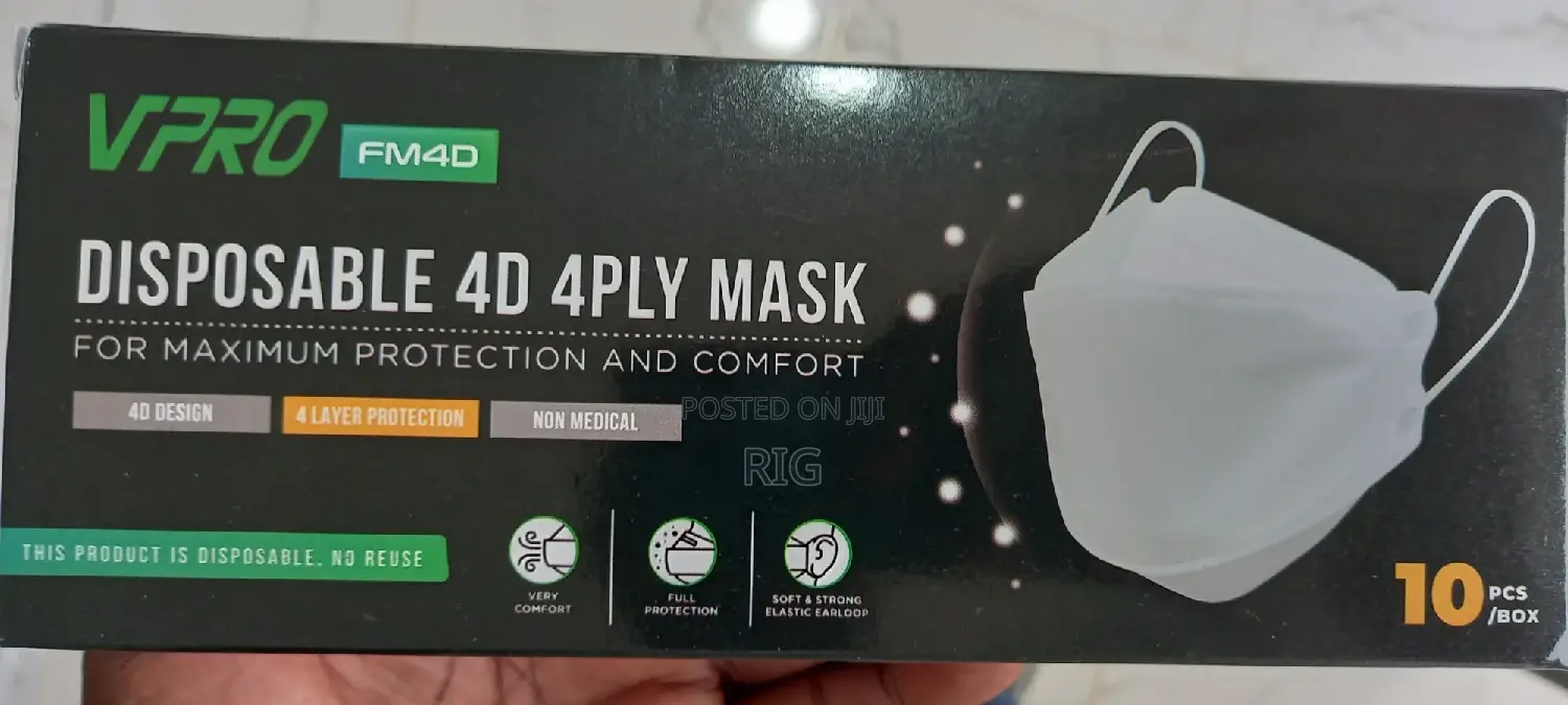 Disposable 4D 4ply Mask