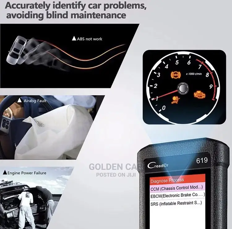 Launch CRP619 OBD2 Car Diagnostic Scanner