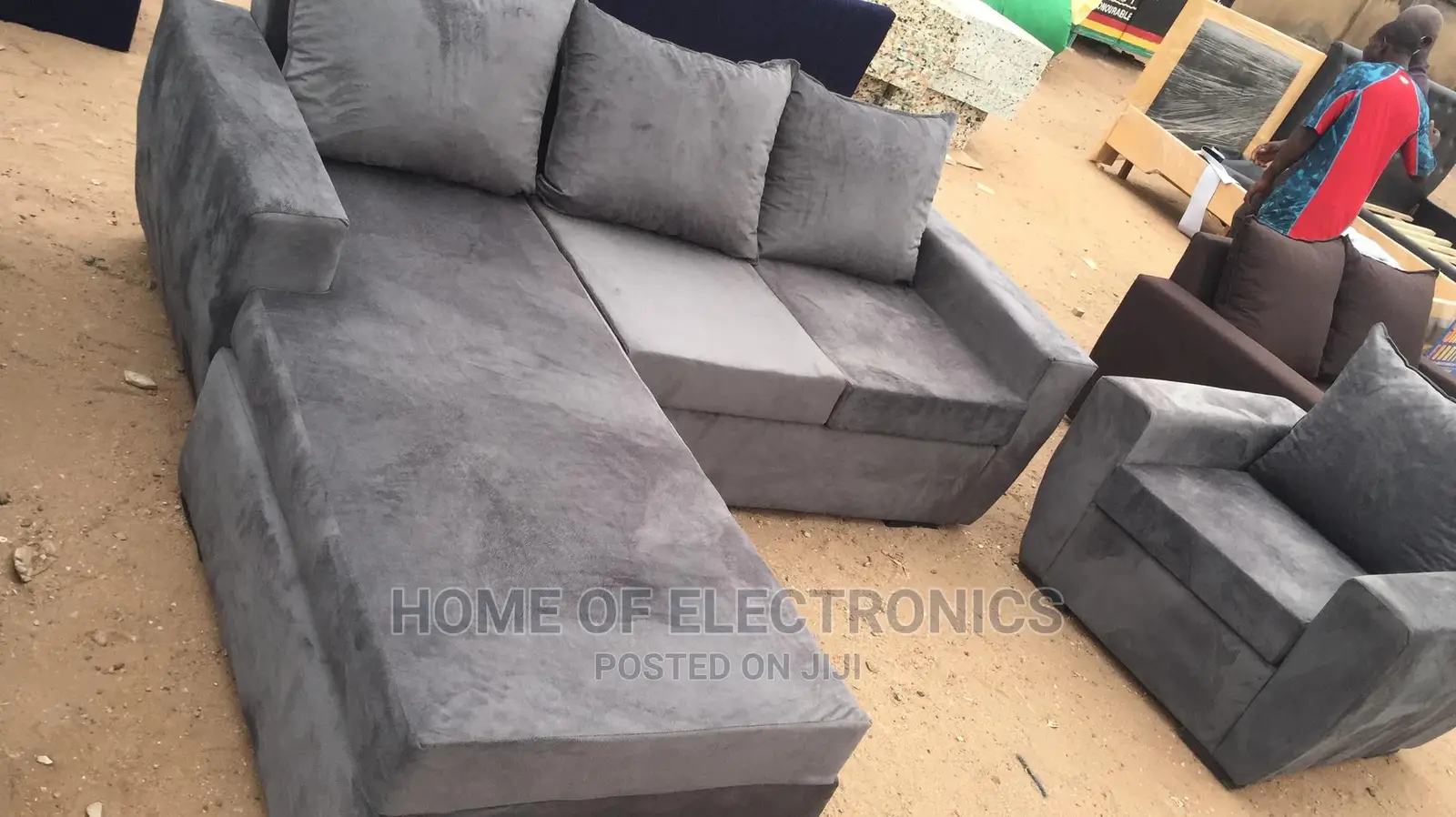 Different Beautiful Colors L Shaped Sofa Chair
