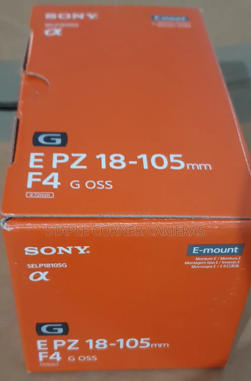 Sony E Pz 18-105mm F/4 G Oss Lens