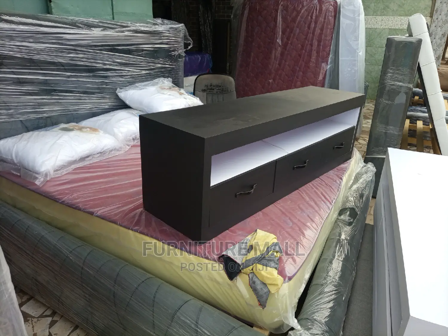 New Black And White Tv Stand. Promotion