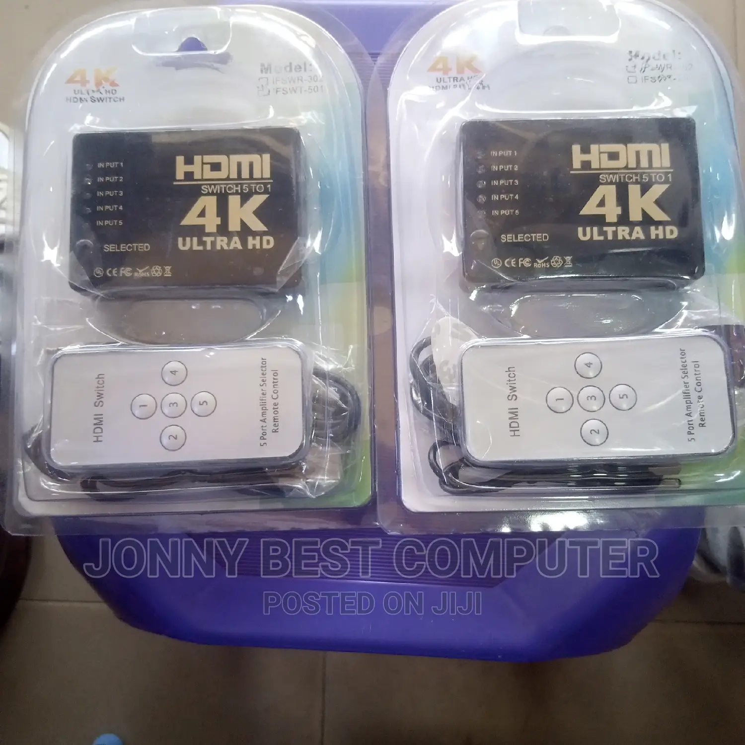 HDMI 4k 5 Port Switch