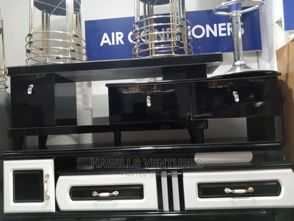 Black TV Stand