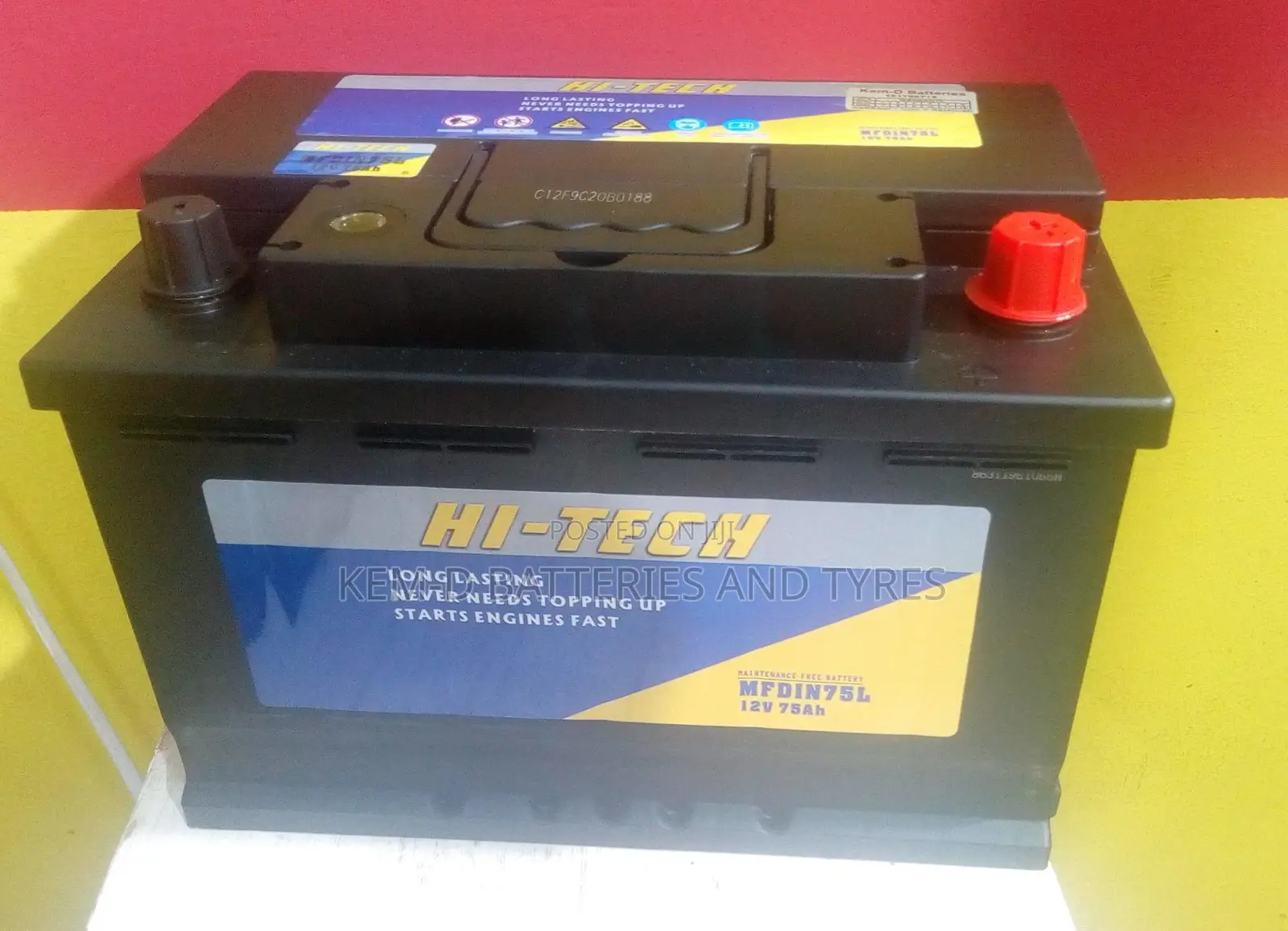 15 Plates Hi Tech Car Battery