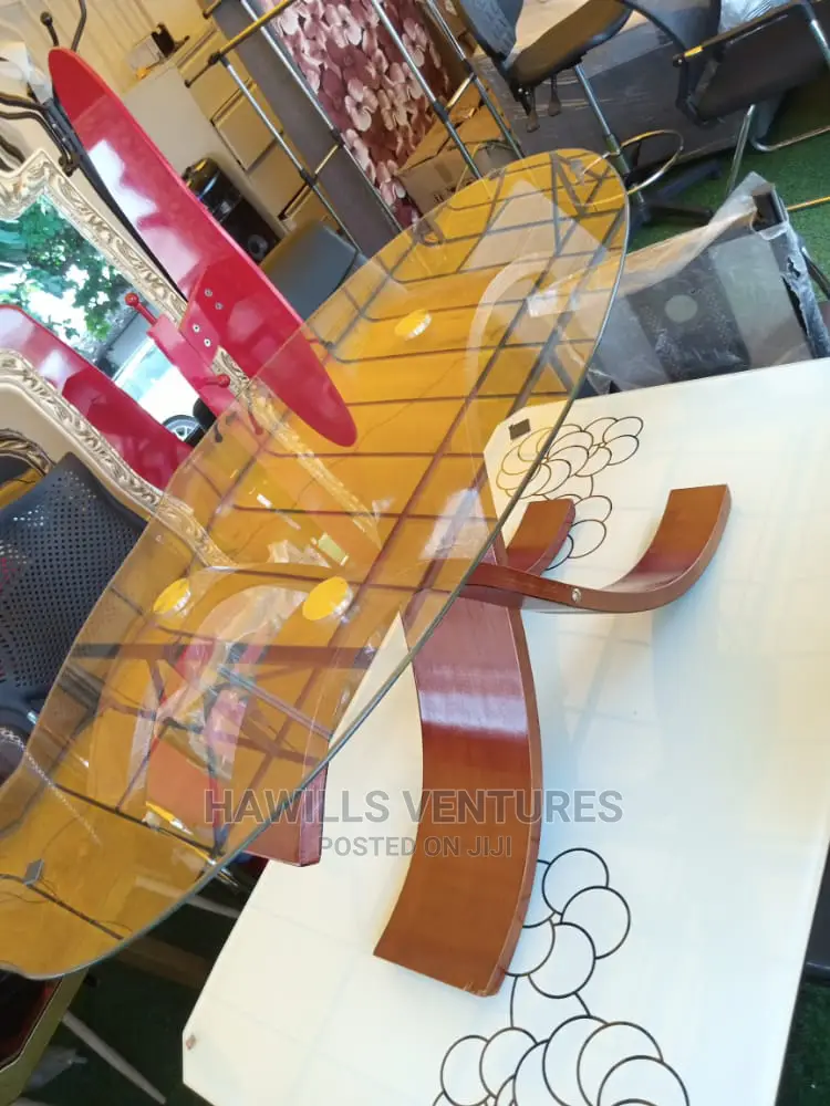 Modern Wooden Glass Table