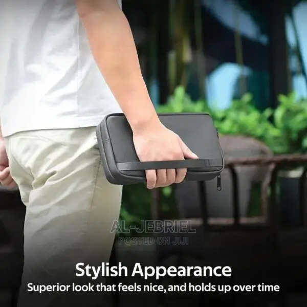 Promate Multi-Document Holder Leatherette Travel Pouch+Strap