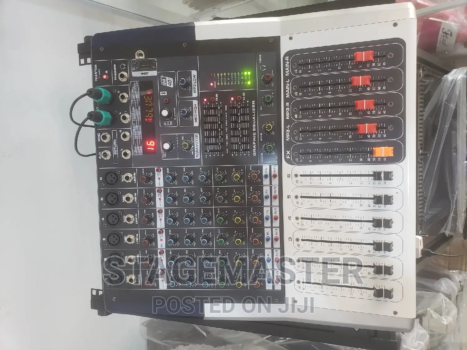 Yamaha 6 Channel Mixer.