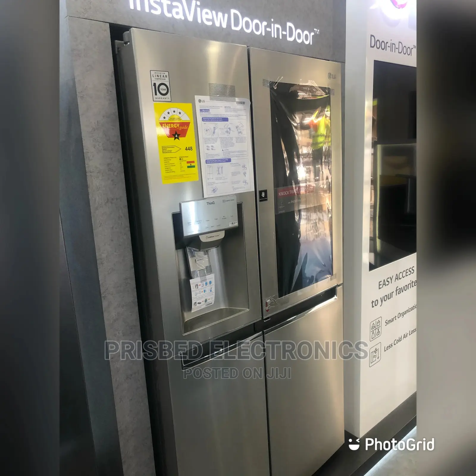 LG Side by Side Refrigerator 602 Litres Instaview