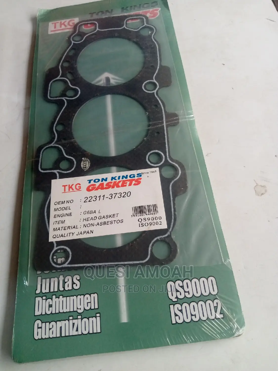 Hyundai Santafe Head Gasket.