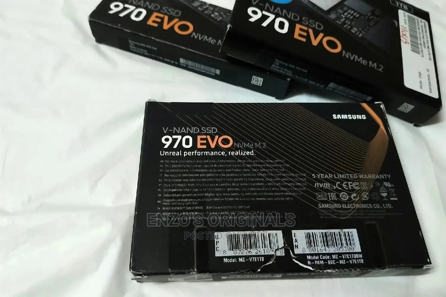 Samsung 970 Evo Nvme M.2 Ssd 1tb
