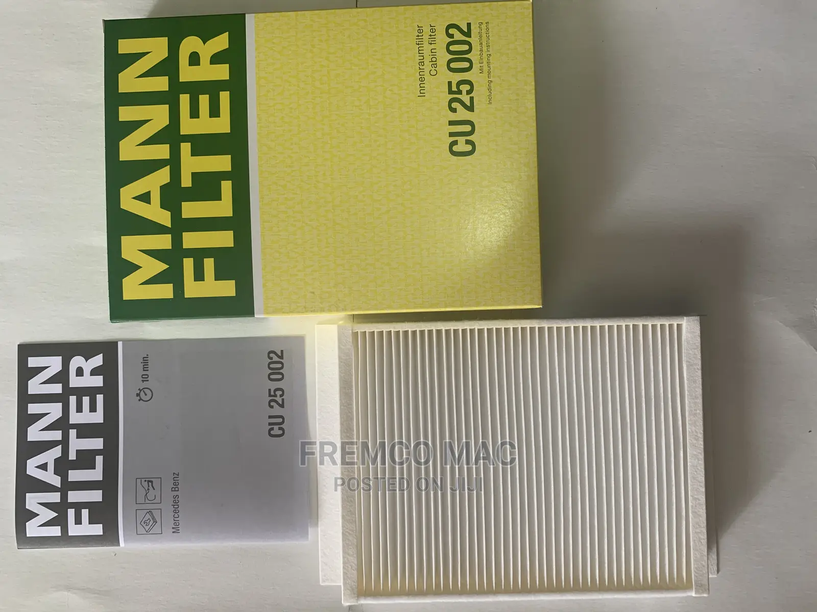 Cabin Air Filter (MANN) CU 25002