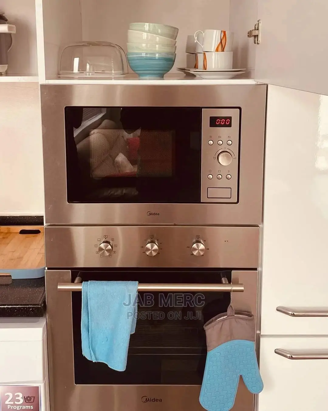 Save Big Promo Midea Oven and Microwave Oven Built in Stainless 2 Set